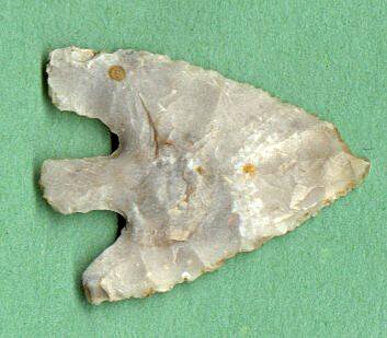 barbed and tanged flint arrowhead