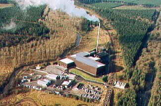 Thetford power station from the air