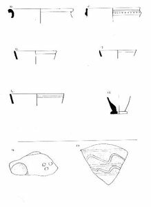 More drawings of Roman pottery