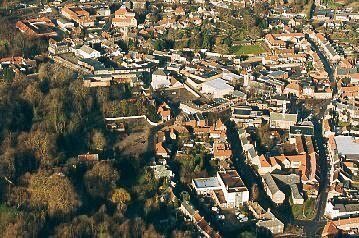 central Thetford from the air