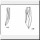 drawings of flint blades from Thetford