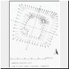 Hachured plan of Santon Moat, Norfolk